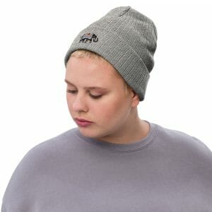 Recycled cuffed beanie